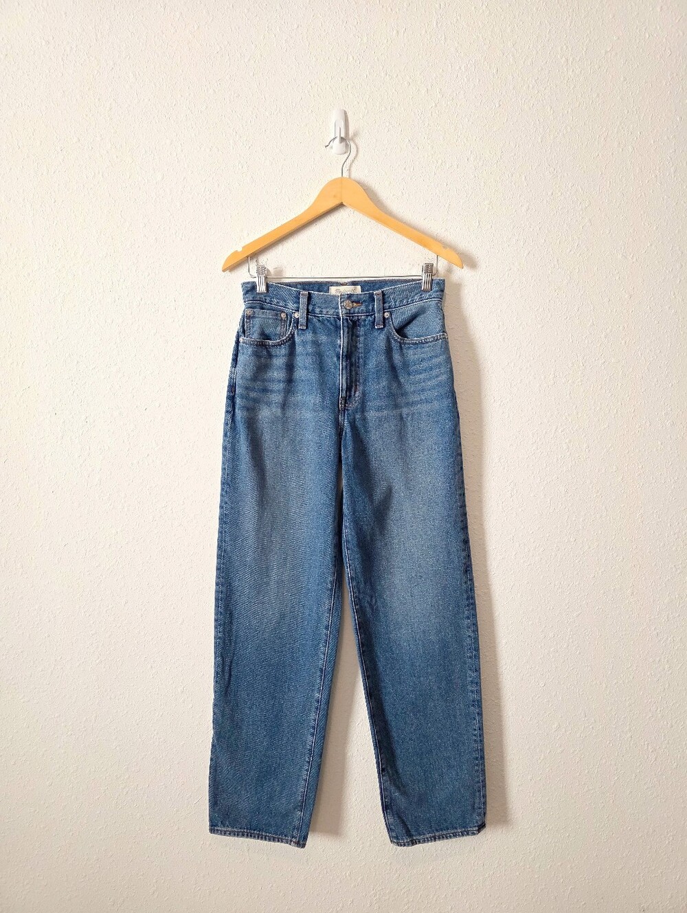 Madewell High Rise Baggy Straight Jeans 26